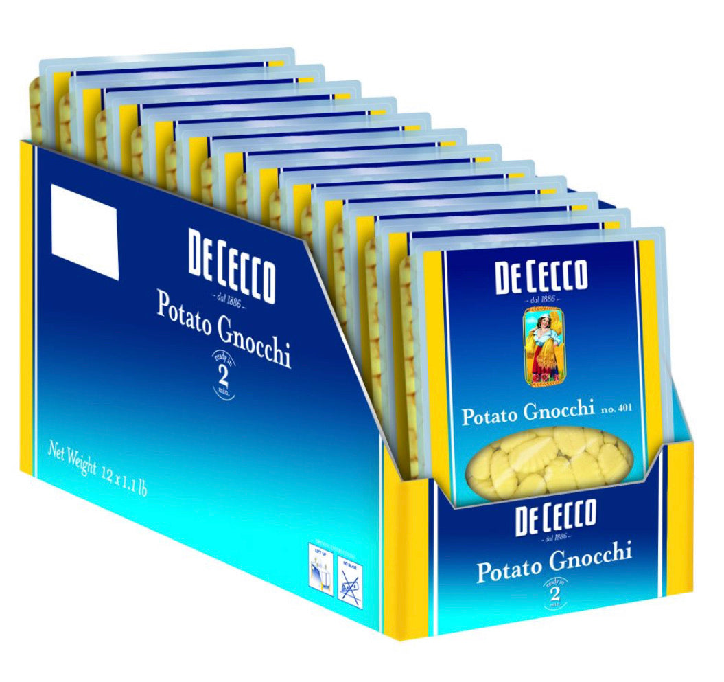 De Cecco Potato Gnocchi 17.6 oz / 12Packages in case