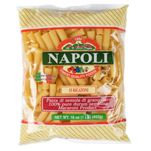 Load image into Gallery viewer, Napoli 1 lb. Rigatoni Pasta - 20-Packs/Case
