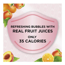 Load image into Gallery viewer, San Pellegrino Clementine &amp; Peach Sparkling Water 6/Pack Cans.
