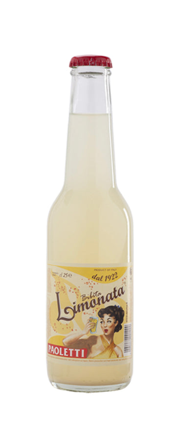 Paoletti Lemonade, Soft Drink, Made in Italy, 8.4 fl oz | 250ml (4-Pack)