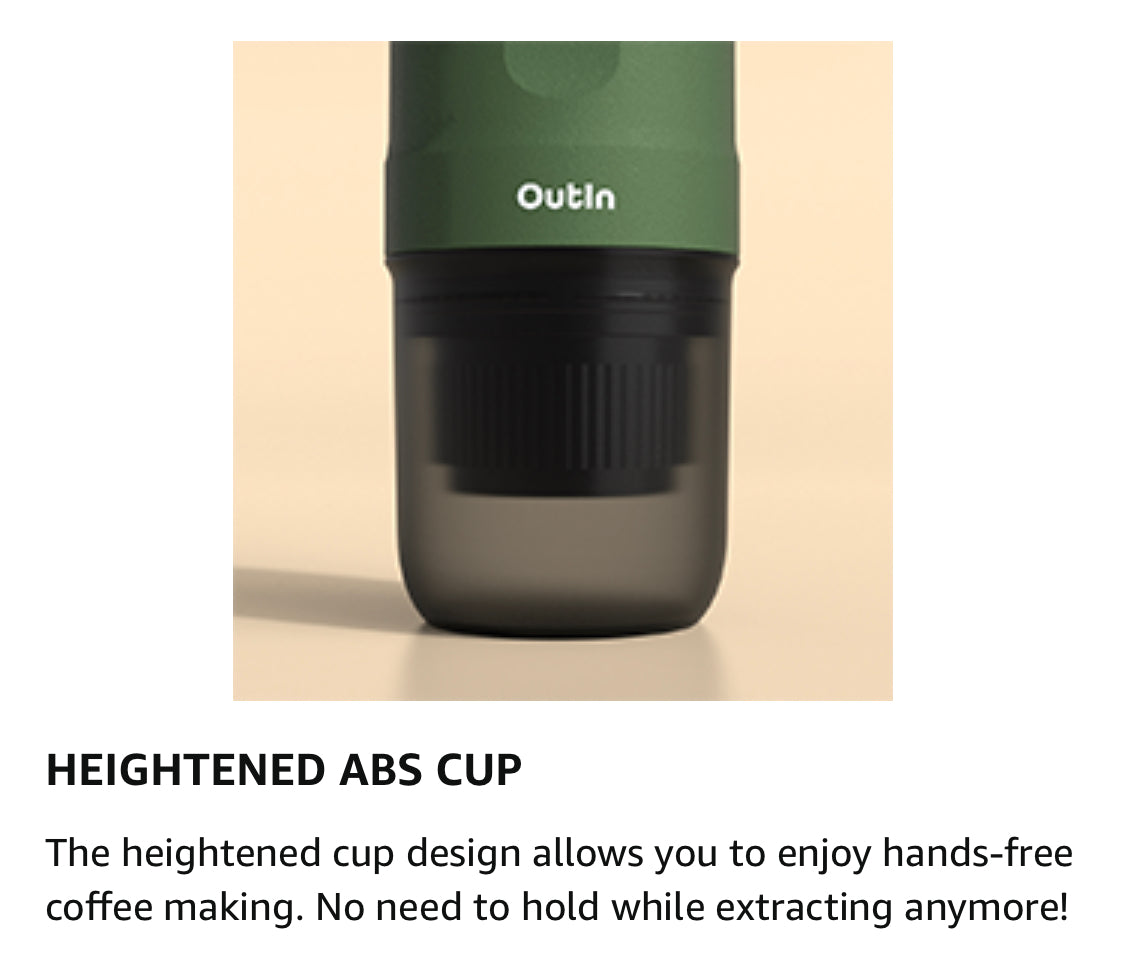 Battery-Powered Espresso Makers : Outin Nano Mini