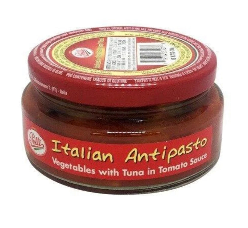 Polli Tuna Antipasto in Tomato Sauce, 7.4 oz (Case of 12)