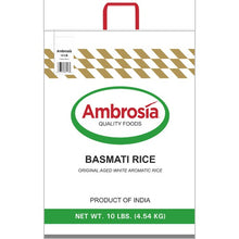 Load image into Gallery viewer, Ambrossia Basmati Aromatic Rice 10LB
