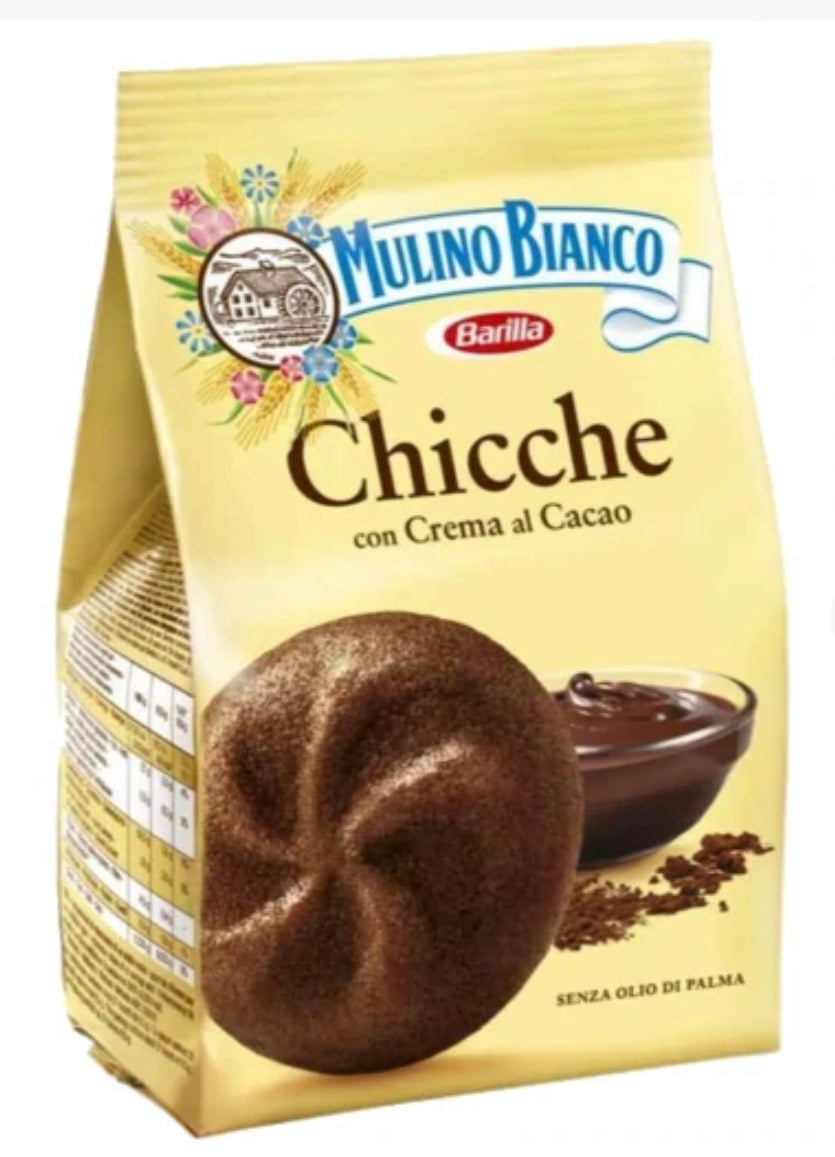 Mulino Bianco Chicche Cacao Cookies, 7 oz (Case of 10/Oacks)