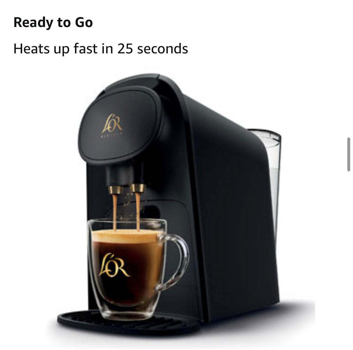 L'or Barista System Coffee and Espresso Machine Combo