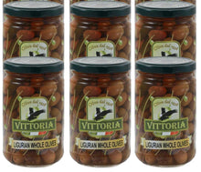 Load image into Gallery viewer, Vittoria Ligurian Whole Olives, 11.08 oz (Case of 12 Jars)
