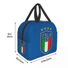 Load image into Gallery viewer, Italia National Team / Insulated Lunch Tote Bag for Women Italian Soccer Football Portable Cooler Thermal lunch Box Kids School Children
