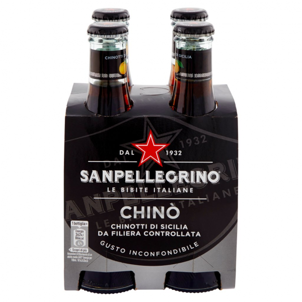 Chino Chinotti Sparkling Drink 4 x 6.8 fl oz San Pellegrino