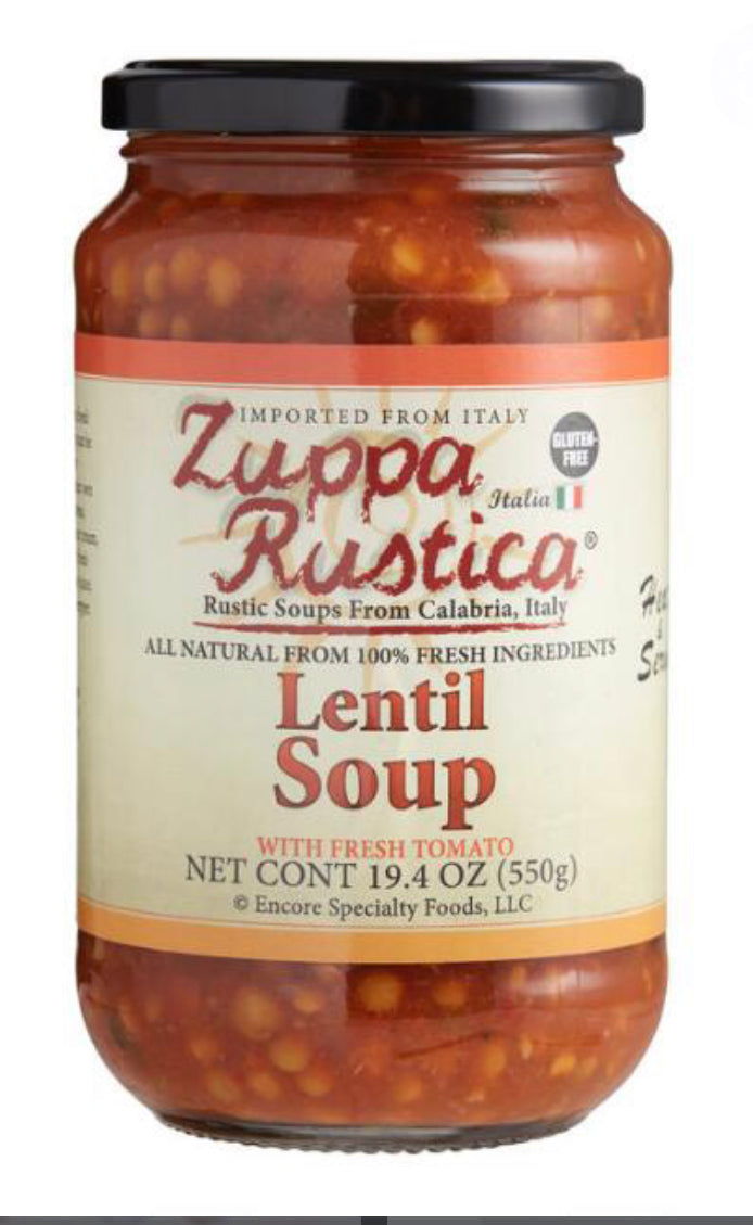 Zuppa Rustica Lentil Soup (4-Jars)