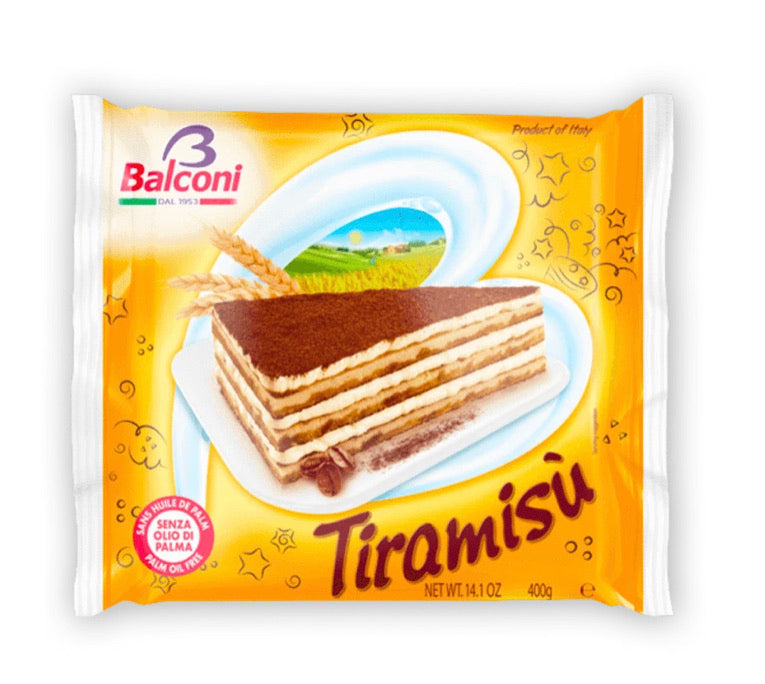 Balconi Torta Tiramisu Cake, 400 grams (6-pack)