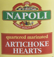 Load image into Gallery viewer, NAPOLI QUARTERED &amp; MARINATED ARTICHOKE HEARTS 6 OZ. EACH (12-Pack)
