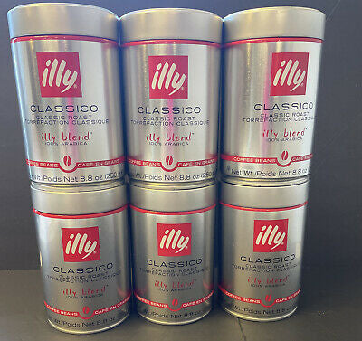 illy Intenso Ground Coffee, Bold Roast Espresso 250g (International  Version) 6 Pack
