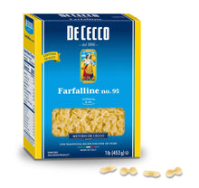 Load image into Gallery viewer, De Cecco Farfalline no.95 Pasta, 16 oz / 20 Packages Per Case
