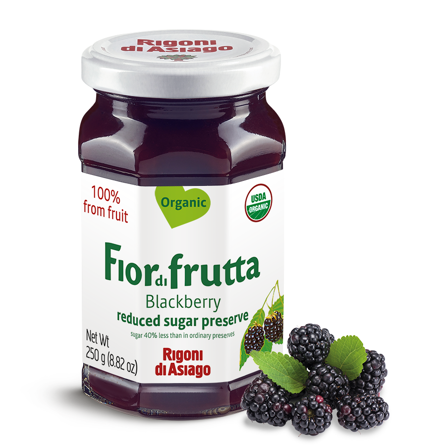 Rigoni di Asiago, Fiordifrutta Organic Fruit Spread, Raspberry, 8.82 Ounce  Pack of 6