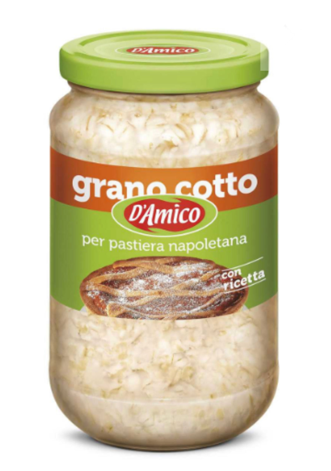 GRANO COTTO PER PASTIERA NAPOLETANA, D’AMICO 580G COOKED GRAIN