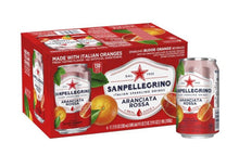 Load image into Gallery viewer, San Pellegrino Sparkling Fruit Beverages Aranciata Rossa/Blood Orange - 6pk/11.15 fl oz Cans
