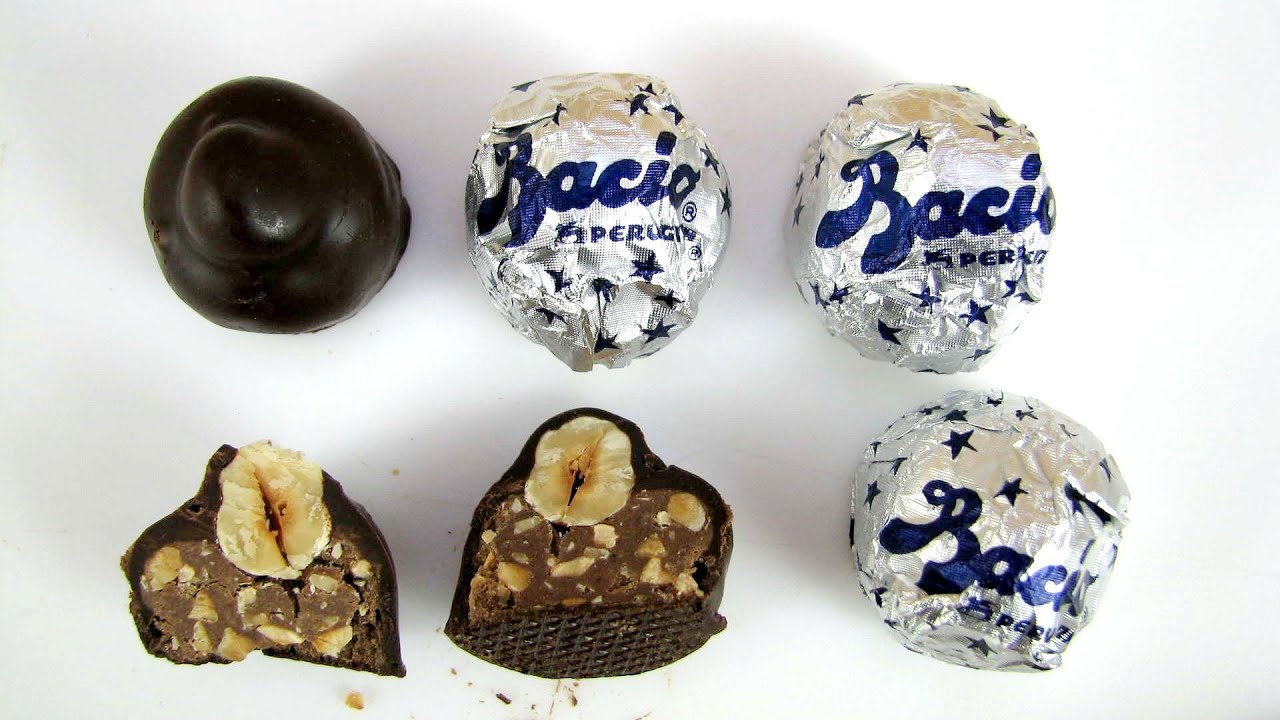 Baci Perugina Original Dark Chocolate Truffles Tube 3 Pieces, 43 g 