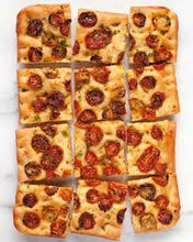 Load image into Gallery viewer, Bindi / Focaccia with Cherry Tomatoes ( Case of 5-Pieces) Local Pickup!!!
