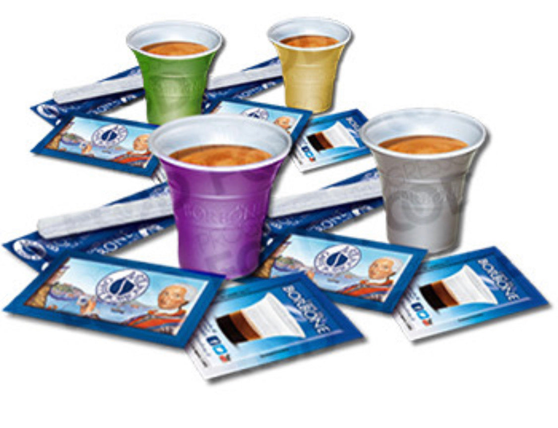 Caffè Borbone / Kit 150 pieces cups, stirrers and sugar bags