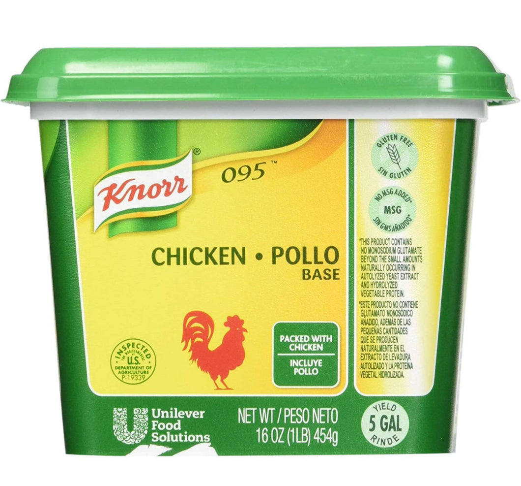 Knorr Chicken Stock Base Gluten Free, No added MSG, 0g Trans Fat, 1 lb