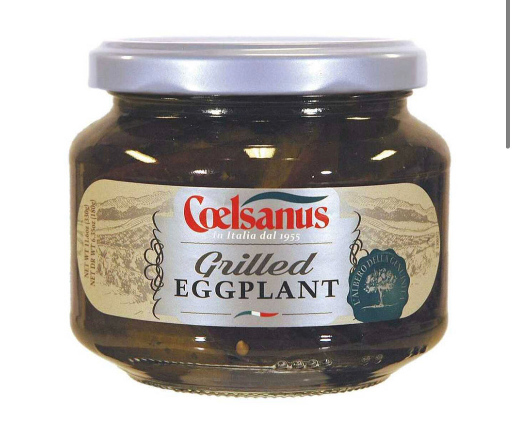 Coelsanus Grilled Eggplants in Oil, Italy (12 oz)