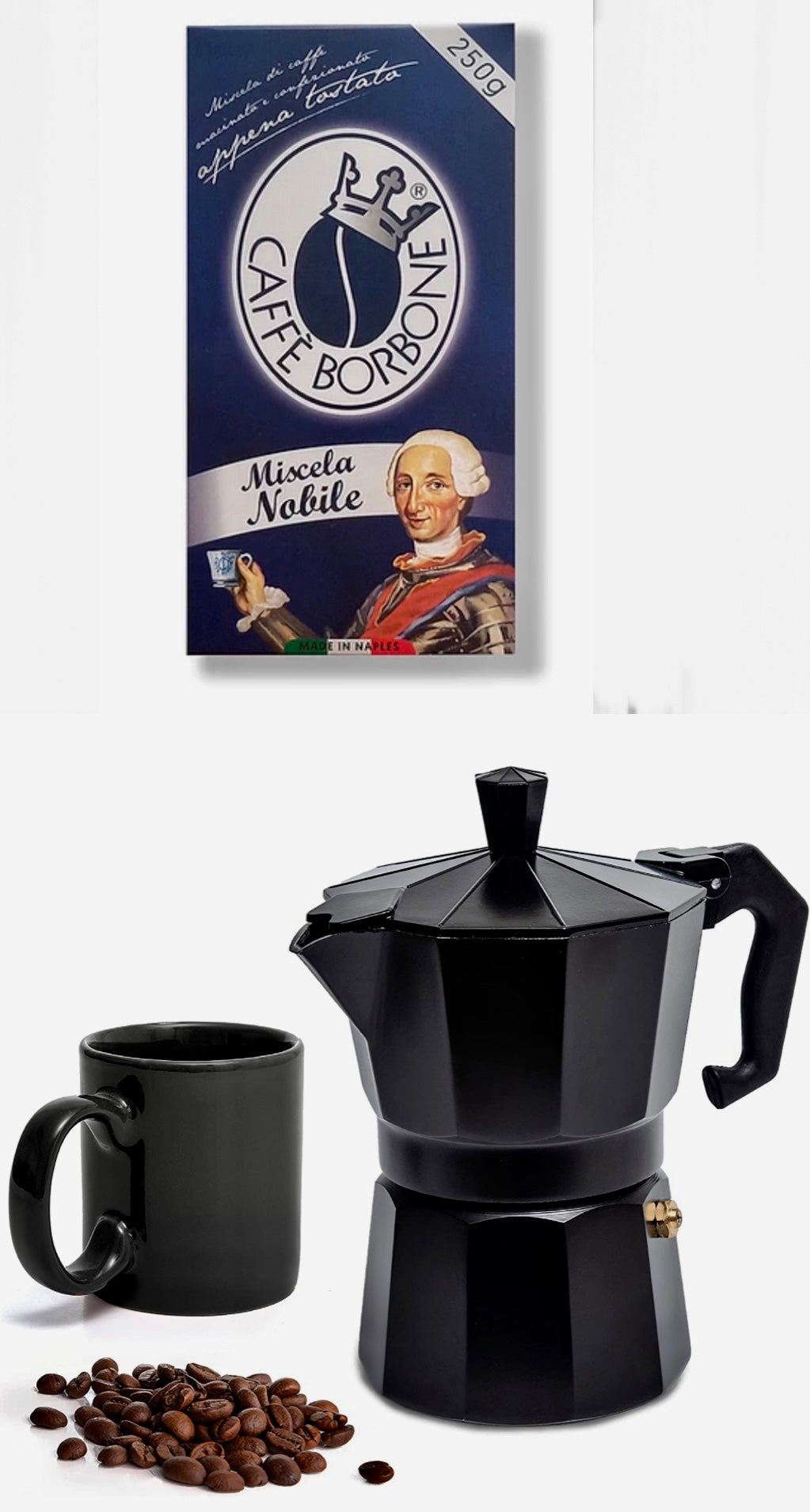 3 Cup Stovetop Espresso Maker, Moka Pot, Italian Coffee Maker Classic Cafe  Percolator Maker, for Gas or Electric Aluminum Black 