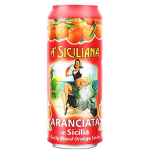 Load image into Gallery viewer, A’ SICILIANA (Aranciata Rossa) Sicilian Blood Orange Soda - 330ml (11.15fl. oz)- 24/Pack
