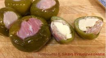 Load image into Gallery viewer, Napoli Hot Stuffed Cherry Peppers / Stuffed with Prosciutto &amp; Aged Provalone 14oz / 397g (2-pack)

