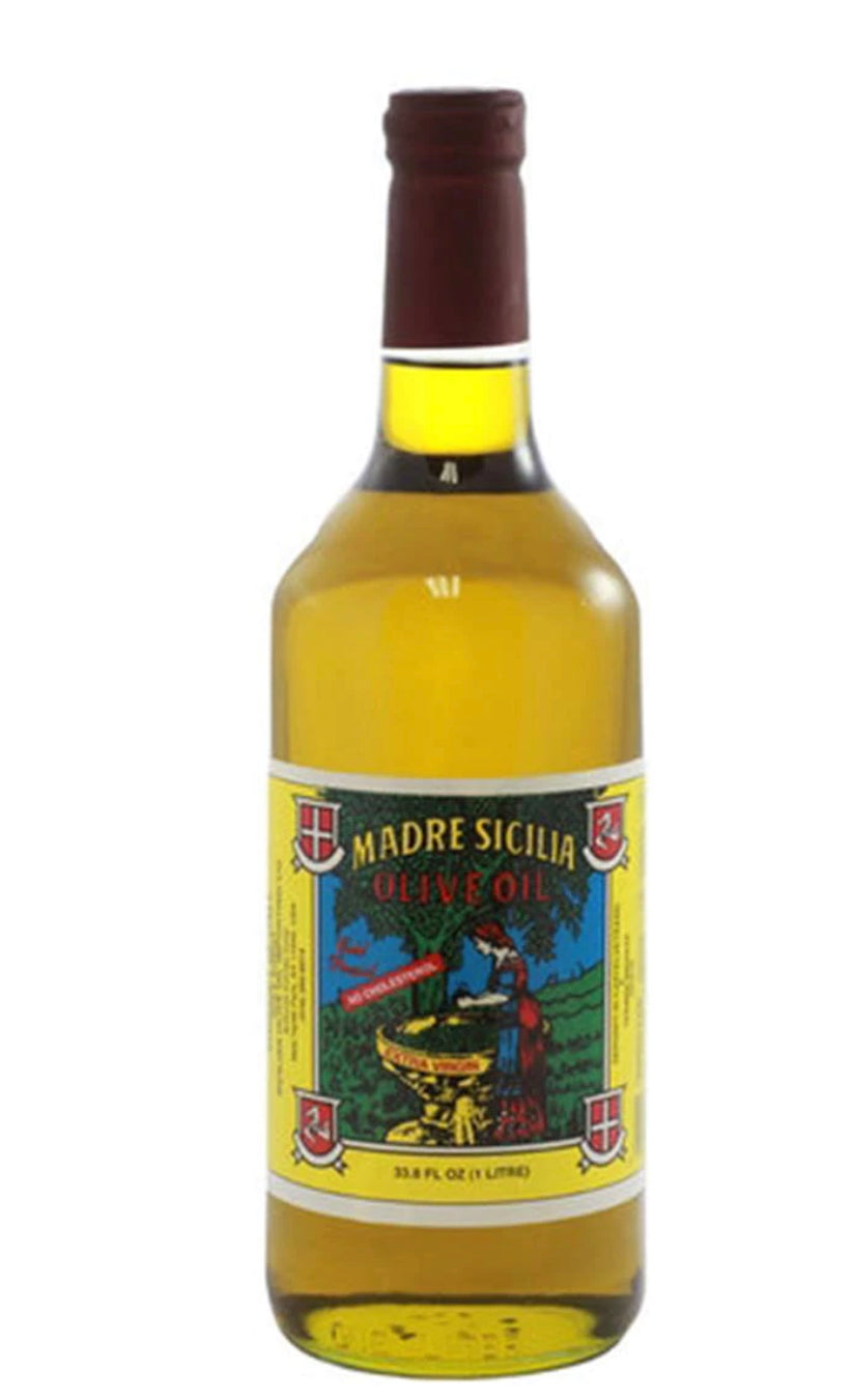 Madre Sicilia Extra Virgin Olive Oil Bottle/Varies , 33.8 fl oz | 1 Liter