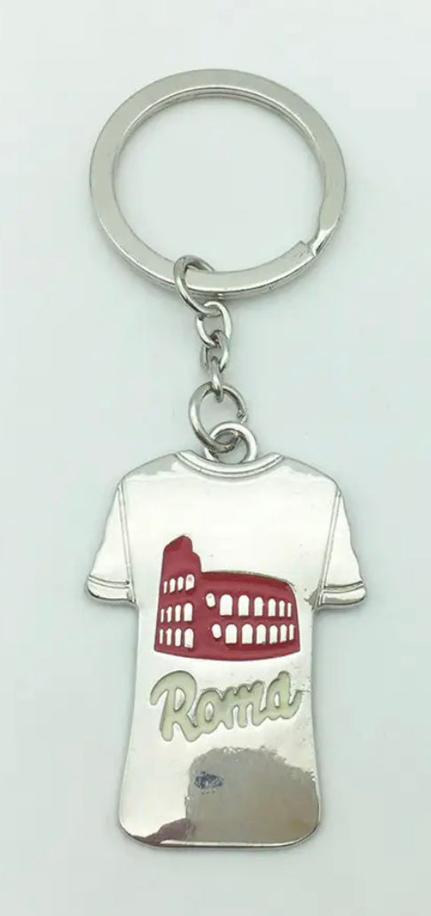 Rome Colosseum T-Shirt Keyring Fancy Premium Quality