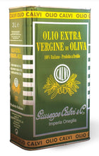 Load image into Gallery viewer, Calvi Extra Virgin Olive Oil 100% Italian (3-LTR. Tin)
