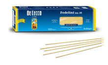 Load image into Gallery viewer, Fedelini Pasta from Italy by De Cecco no. 10 - 1 lb / 20-Packages Per Case
