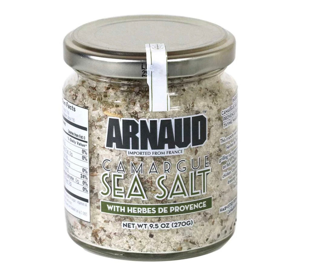 Arnaud - Camargue Sea Salt with Herbs of Provence, 9.5oz ( Case of 6 / Jars )