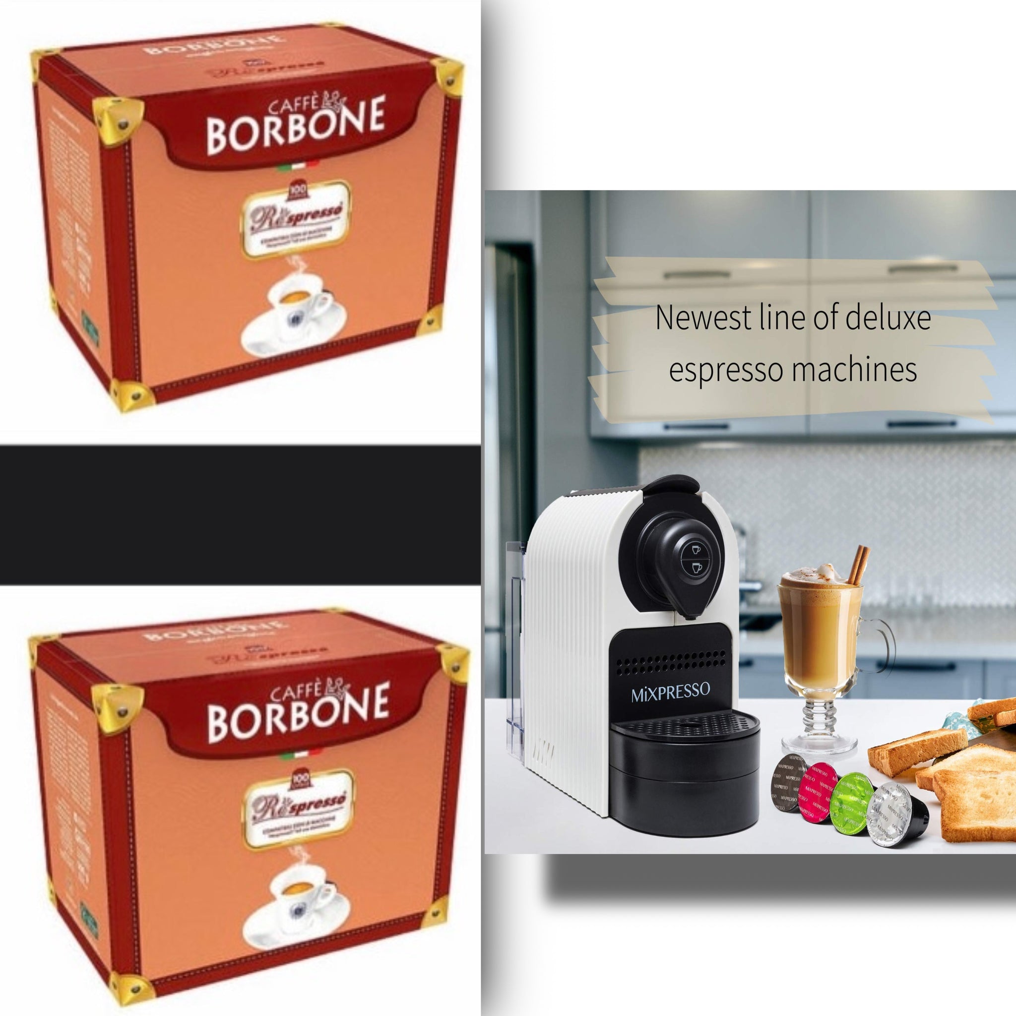 Mixpresso Espresso Machine for Nespresso Compatible Capsule