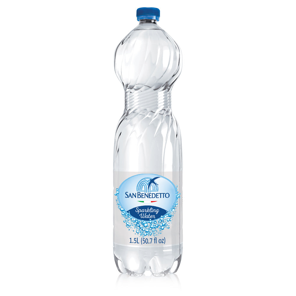 San Benedetto Sparkling Water, 50.7 oz. | 1.5 L (6-Bottles Per Case)