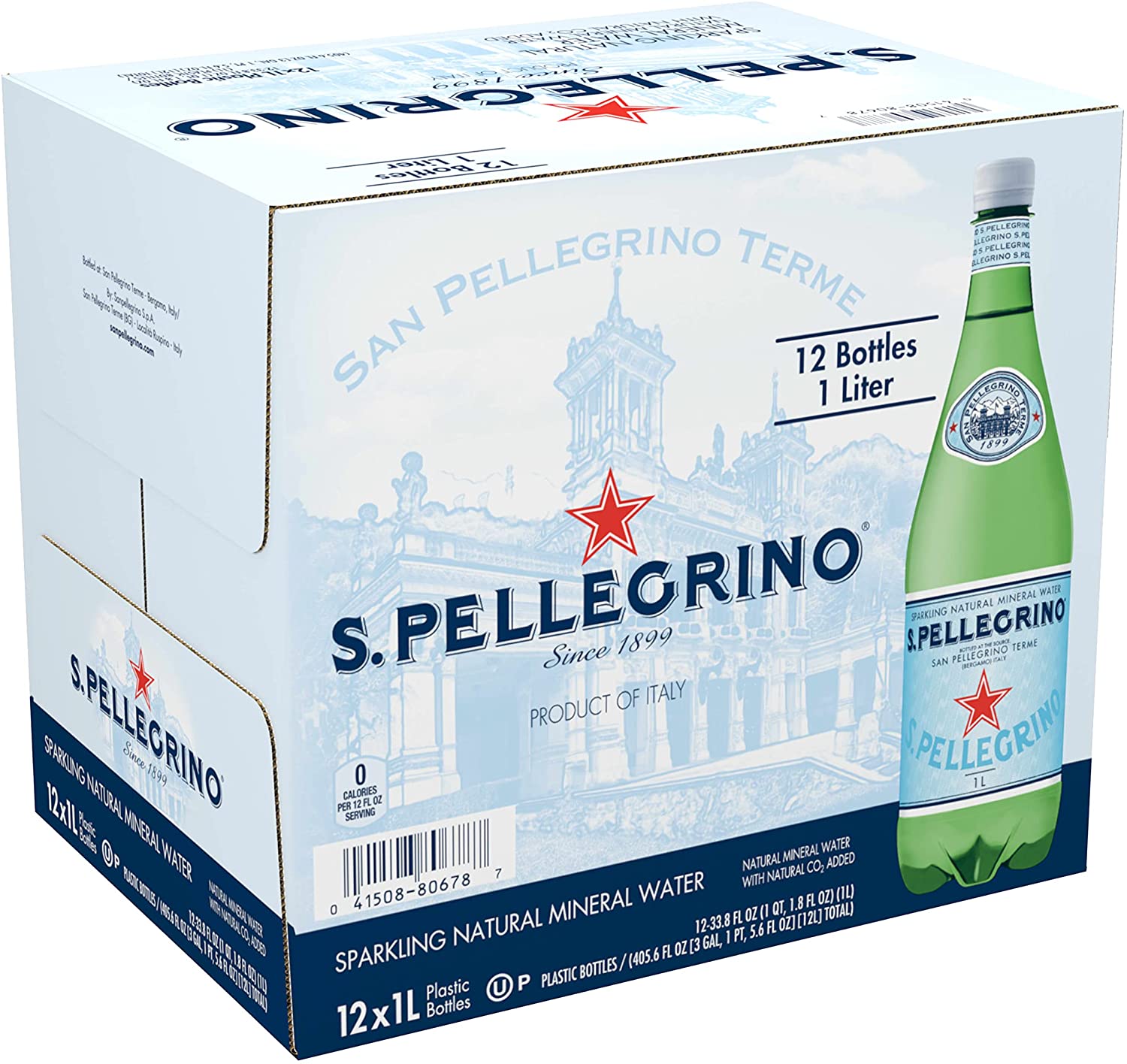 San Pellegrino Sparkling Water 12/33oz Glass Bottles - Beverages2u