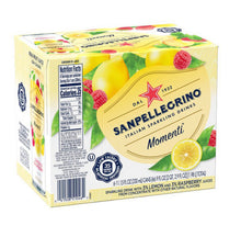 Load image into Gallery viewer, San Pellegrino Lemon &amp; Red Raspberry Sparkling Water 6/Pack Cans
