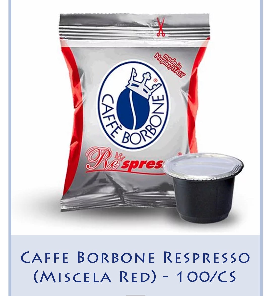 Mixpresso Red Italian Map- Nespresso Compatible Capsule Espresso