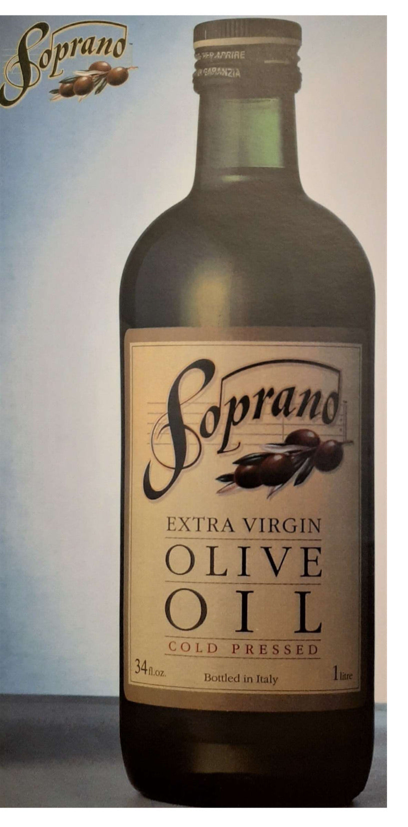 Soprano Extra Virgin Olive Oil / 1.lt. - 34 fl.oz.