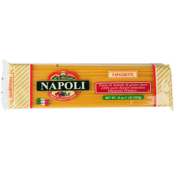 Napoli 1 lb. Spaghetti Pasta (20/Case)