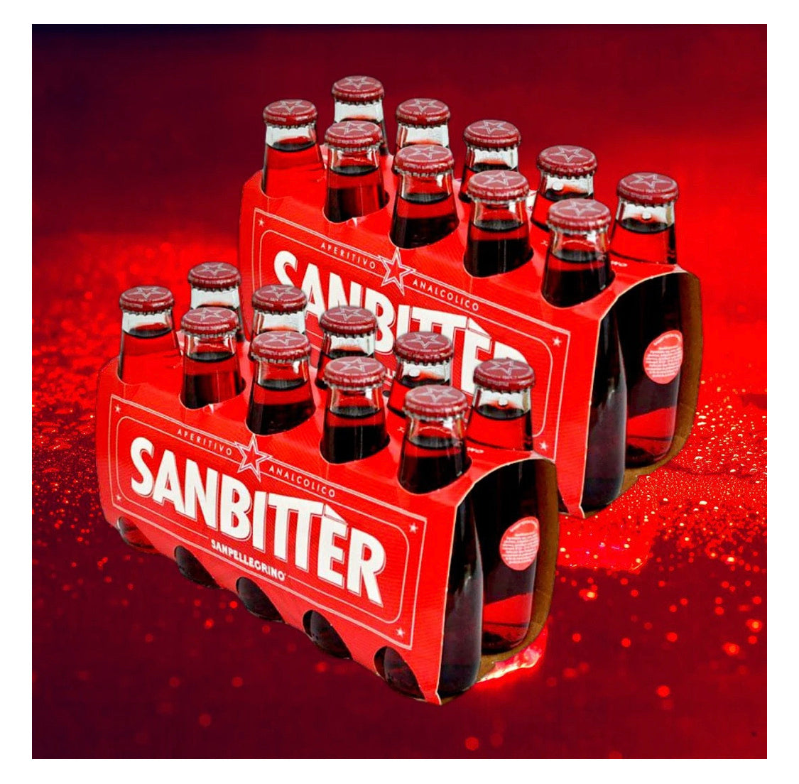 Sanbitter Non-Alcoholic Red Bitter Aperitif by San Pellegrino - 10 x 1 ...
