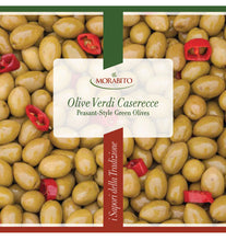 Load image into Gallery viewer, Morabito Peasant-Style Green Olives, Olive Verdi Caserecce, 5 lb 8 oz | 2500g (2-Pack)
