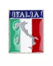 Load image into Gallery viewer, Italia Flag And World Map / Pin, Brooches
