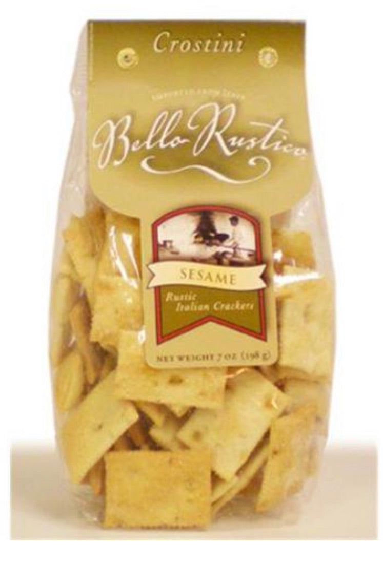 Bello Rustico 7 oz. Crostini Sesame, (12-Pack Case)